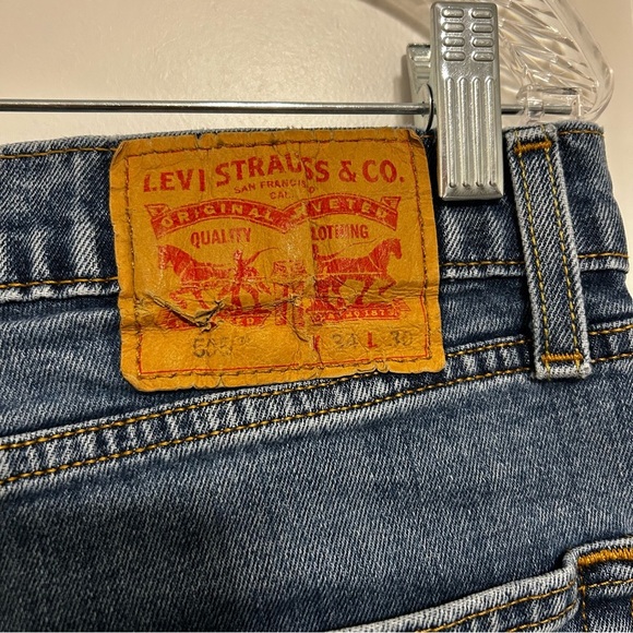 Levi’s Men’s 505 Regular Fit Straight Leg Jeans Size 34”x30” (2020) - Picture 7 of 12